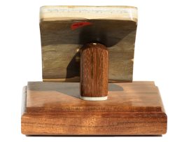 Gerry Dupont Scrimshaw- Medium Clipper Southern Cross Leaving Boston Harbor - Scrimshaw Collector