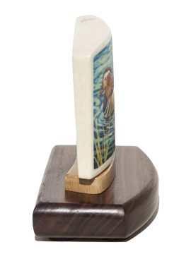 Matt Stothart Scrimshaw - Woodduck Portrait