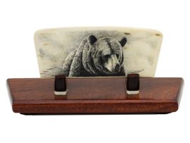 David Adams Scrimshaw - Grizzly on the Prowl