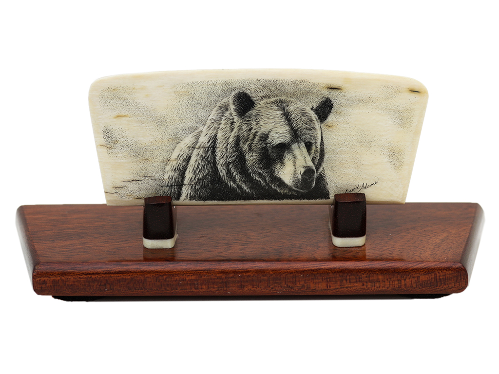 David Adams Scrimshaw - Grizzly on the Prowl