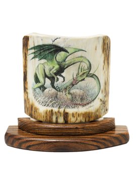 David Adams Scrimshaw - Dragon Nest with Eggs