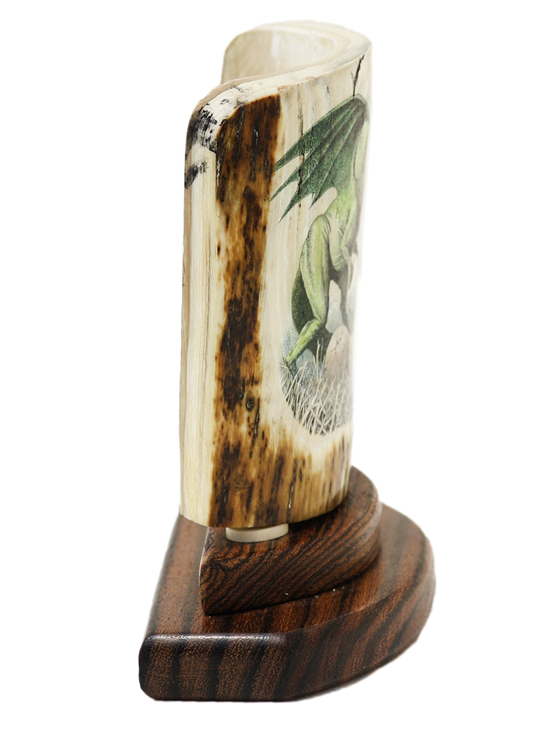 David Adams Scrimshaw - Dragon Nest with Eggs