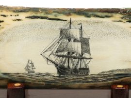 David Adams Scrimshaw - Sailing Along the Coast
