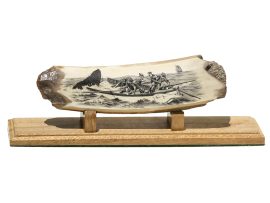 Dan Cronan Scrimshaw - A Dead Whale or a Stove Boat
