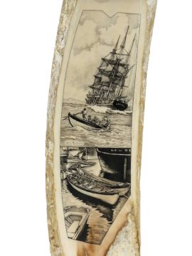 Kelly Mulford Scrimshaw - Wanderer at Sea