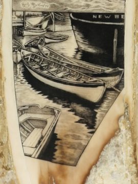 Kelly Mulford Scrimshaw - Wanderer at Sea