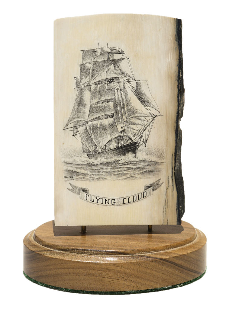David Smith Scrimshaw - Flying Cloud