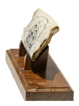 Andre Dolenko Scrimshaw - Clipper with Full Sails