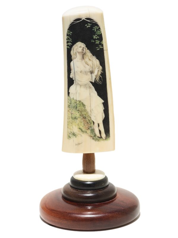 David Admas Scrimshaw - Woman in White