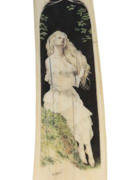 David Admas Scrimshaw - Woman in White