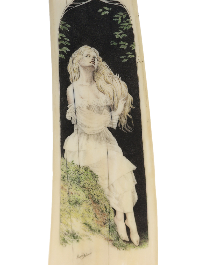 David Admas Scrimshaw - Woman in White