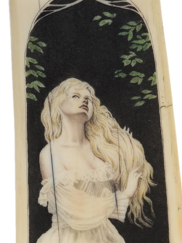David Admas Scrimshaw - Woman in White