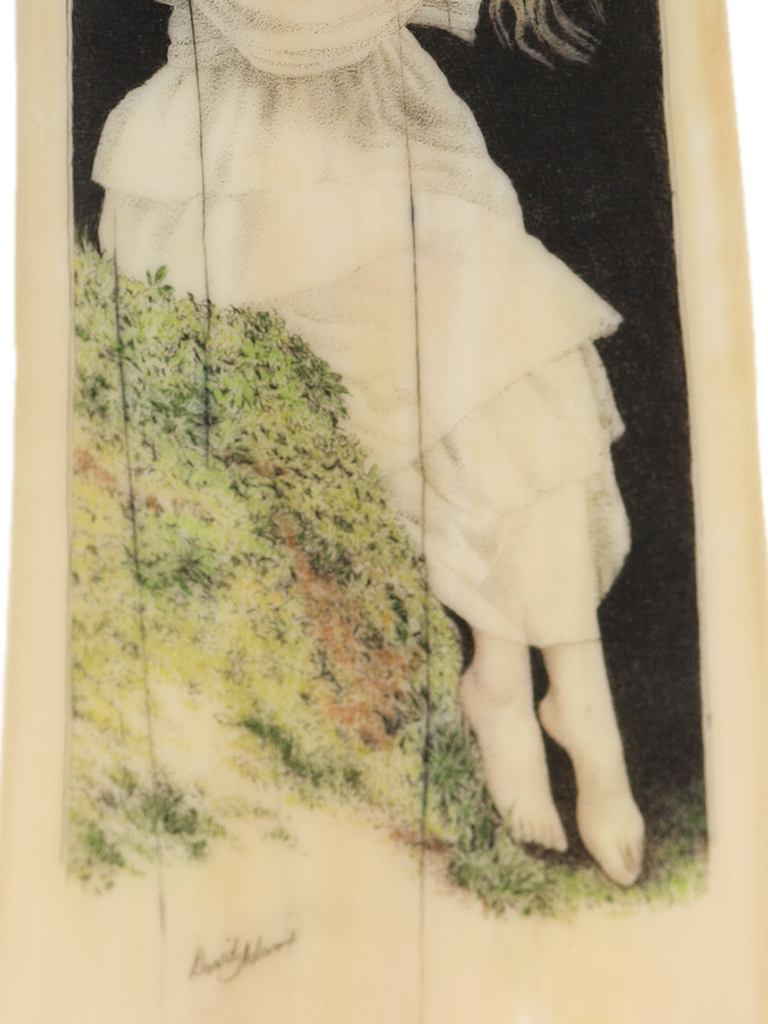 David Admas Scrimshaw - Woman in White