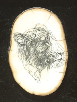 Caroline Bertrand Scrimshaw - King Leo