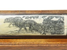 Caroline Bertrand Scrimshaw - Snow Wolves