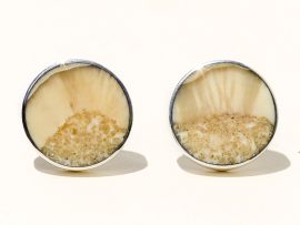 Jim Jenkins - Ancient Walrus Tusk Ivory Cufflinks