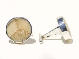 Jim Jenkins - Ancient Walrus Tusk Ivory Cufflinks