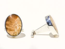 Jim Jenkins - Ancient Walrus Tusk Ivory Cufflinks
