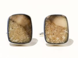 Jim Jenkins - Ancient Walrus Tusk Ivory Cufflinks