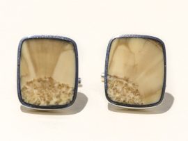 Jim Jenkins - Ancient Walrus Tusk Ivory Cufflinks