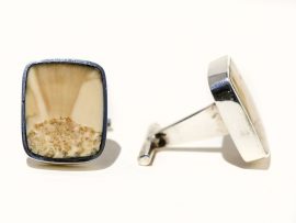 Jim Jenkins - Ancient Walrus Tusk Ivory Cufflinks