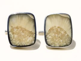 Jim Jenkins - Ancient Walrus Tusk Ivory Cufflinks