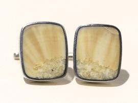 Jim Jenkins - Ancient Walrus Tusk Ivory Cufflinks