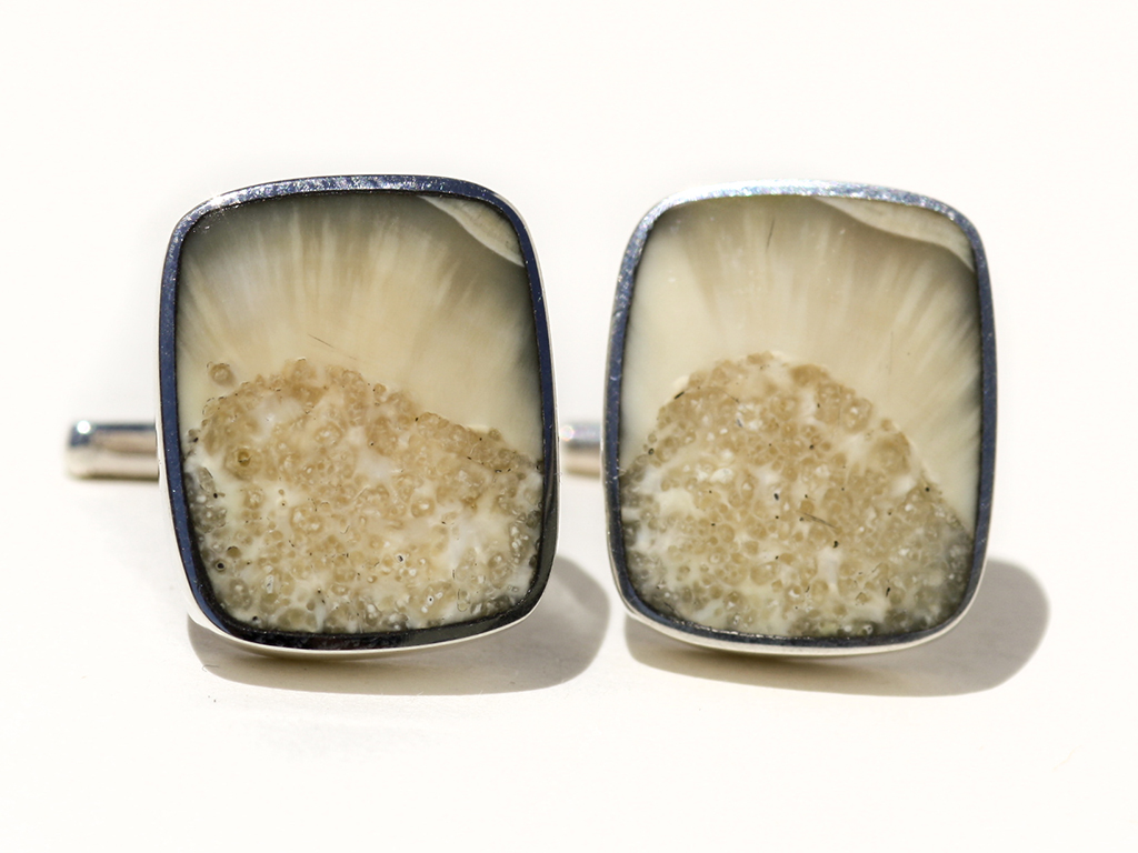 Ancient Walrus Tusk Ivory Cufflinks