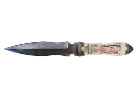 Roni Scrimshaw - Bob Lofgreen Custom Scrimshaw Knife