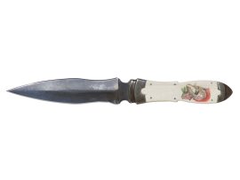 Roni Scrimshaw - Bob Lofgreen Custom Scrimshaw Knife